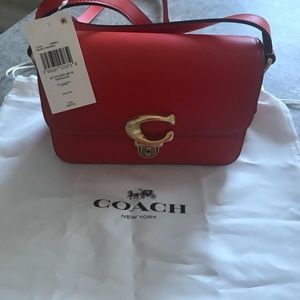 Coach leather bag